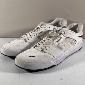 Nike Men's White Black Wave SB Ishod Wair Shoes Size 14
